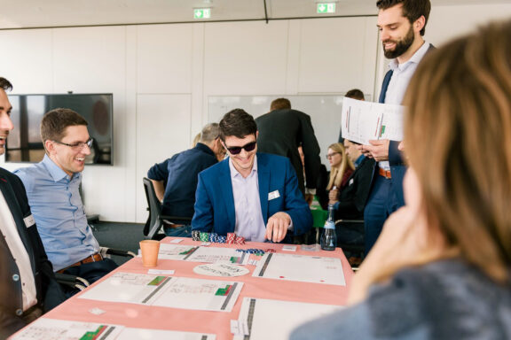 Ressourcenmanagement-Spiel bei der PPM Konferenz 2019